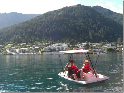 Matthew and Mam in Boat