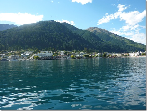 Queenstown from the lake