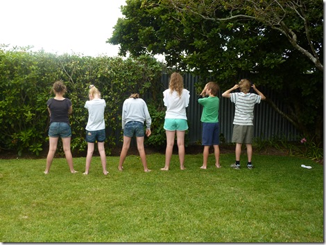 lining up for game